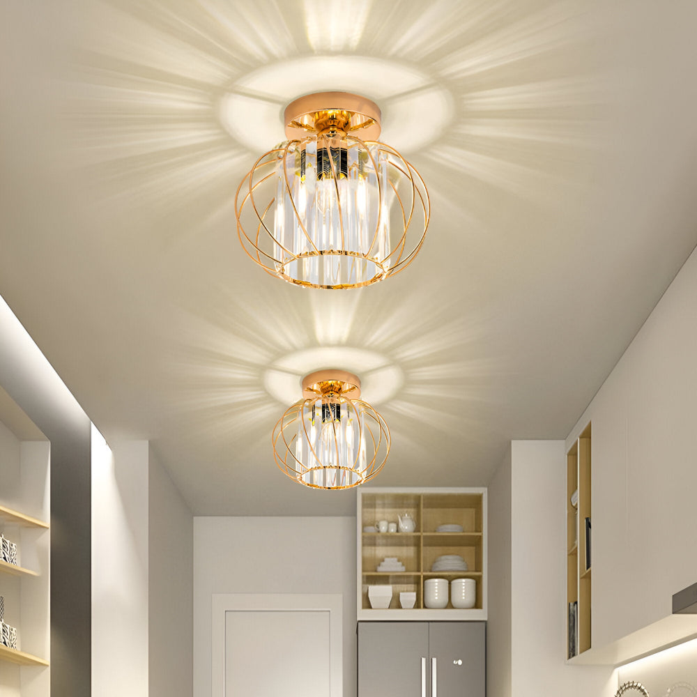 Elegante Skandinavische Stil Glas-Deckenleuchte für Flure