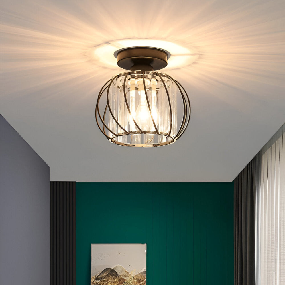 Elegante Skandinavische Stil Glas-Deckenleuchte für Flure