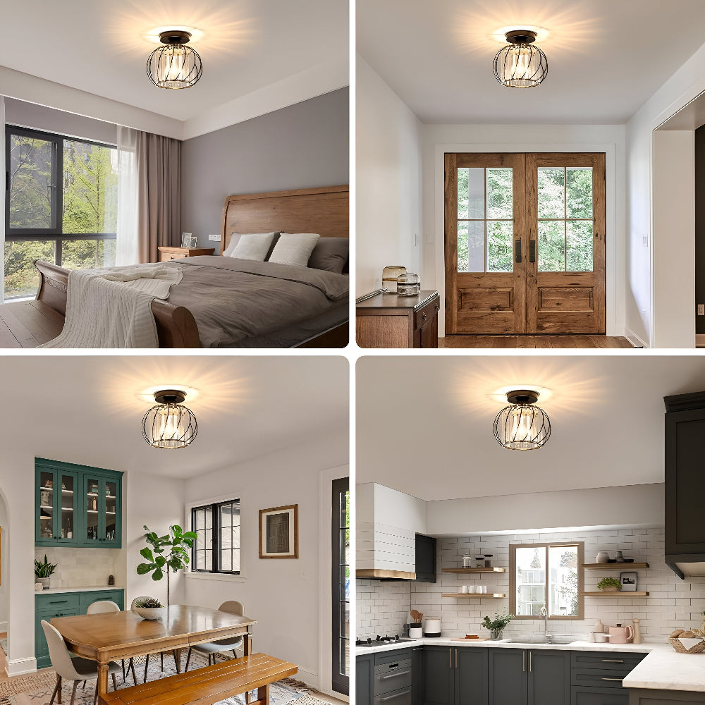 Elegante Skandinavische Stil Glas-Deckenleuchte für Flure