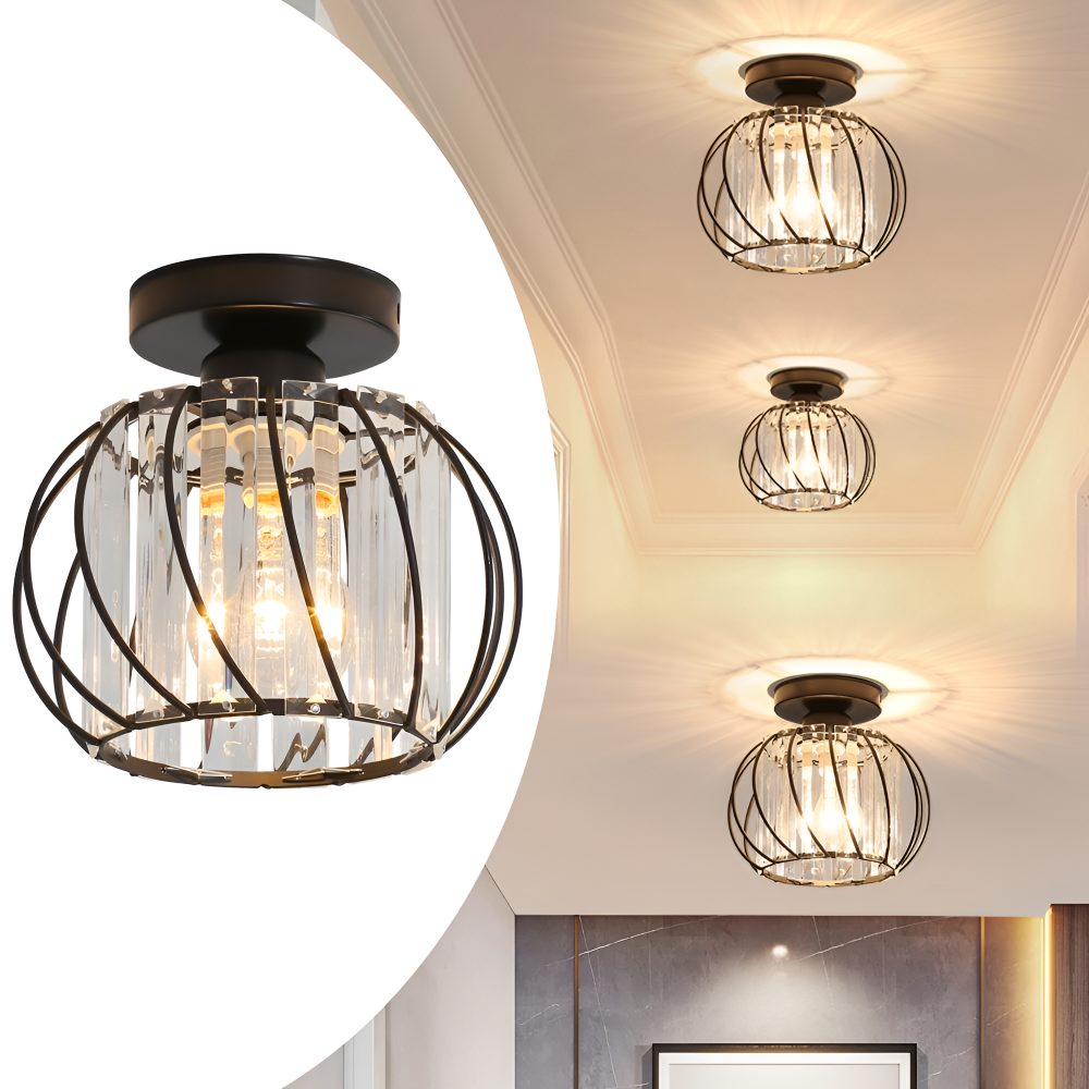 Elegante Skandinavische Stil Glas-Deckenleuchte für Flure