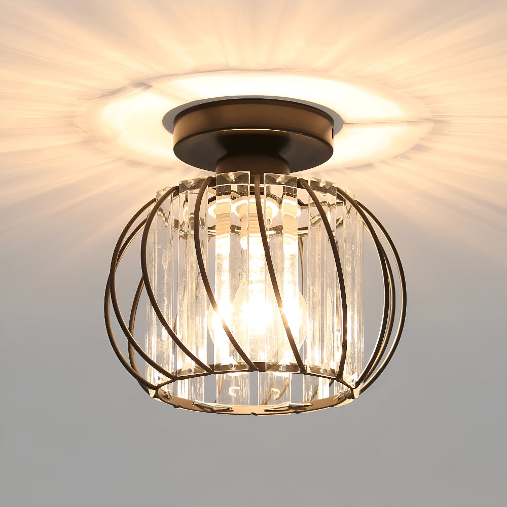 Elegante Skandinavische Stil Glas-Deckenleuchte für Flure