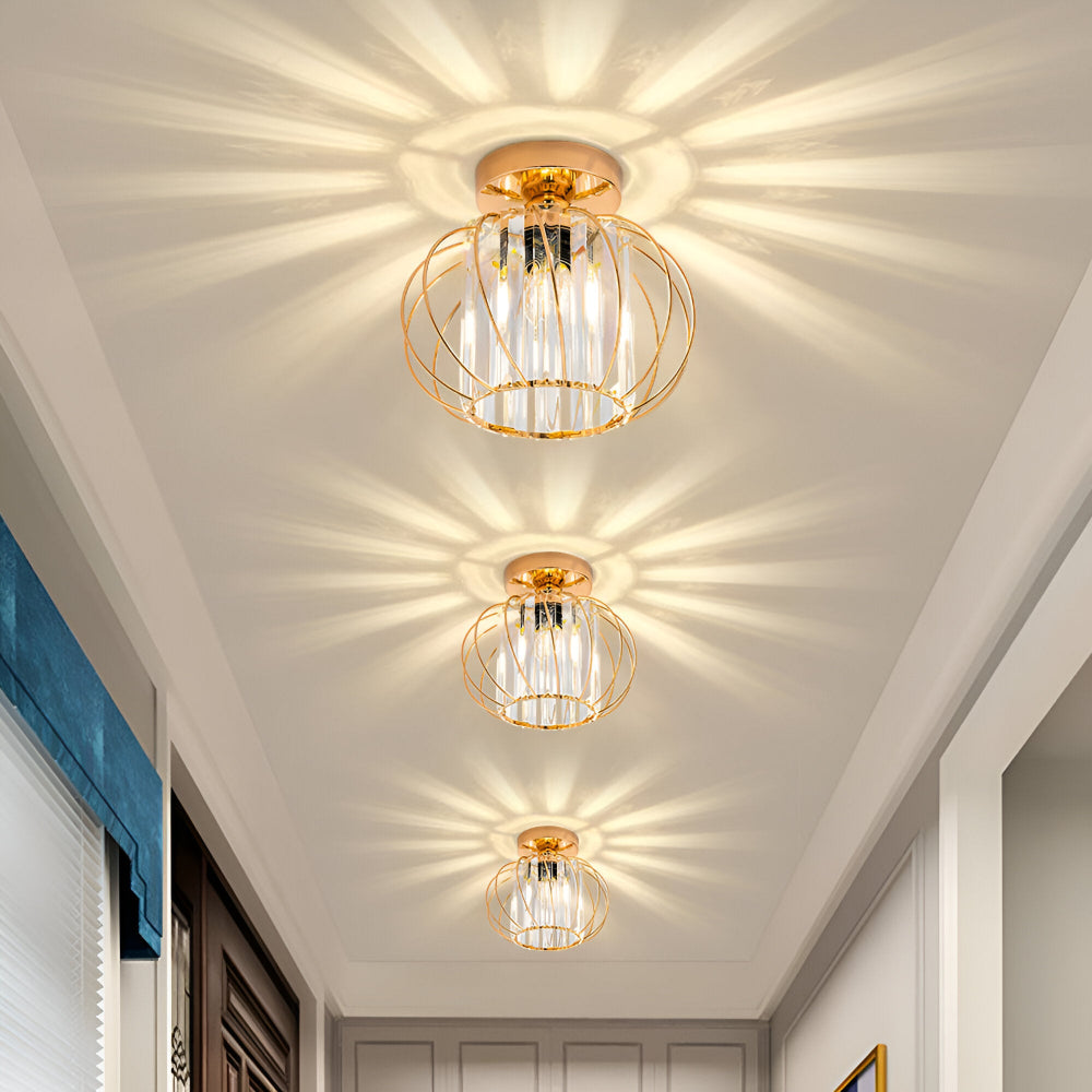 Elegante Skandinavische Stil Glas-Deckenleuchte für Flure