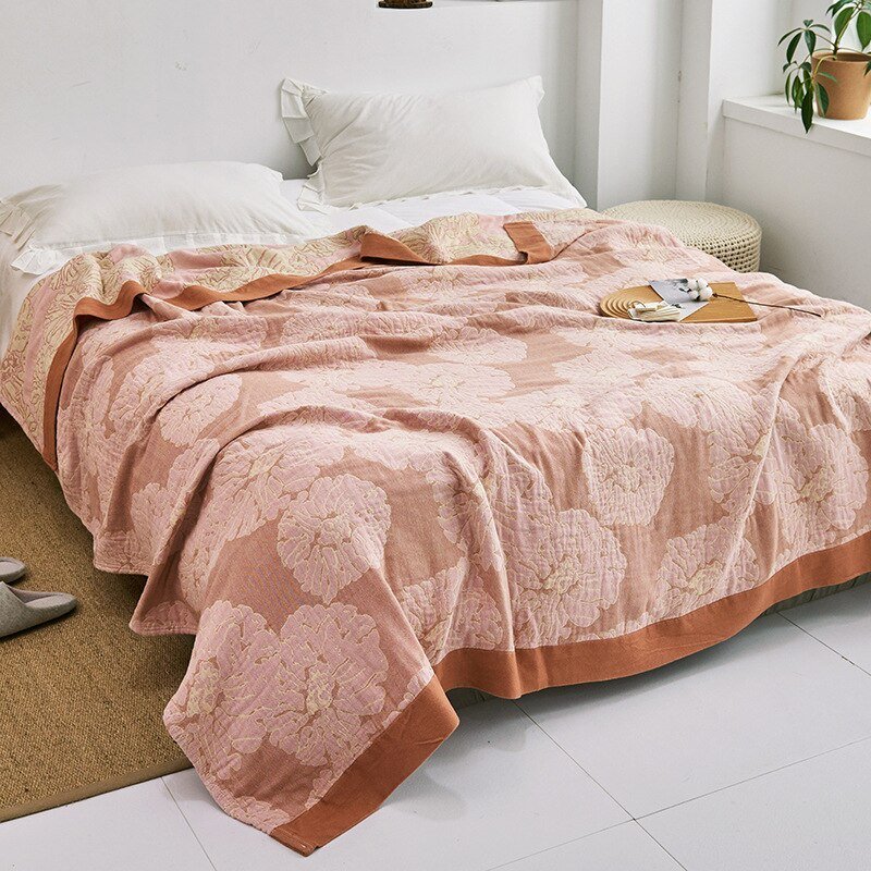 Elegante Japanische Wolldecke - Weiche Baumwolle für Stilvolles Wohnen und Sofa - 2