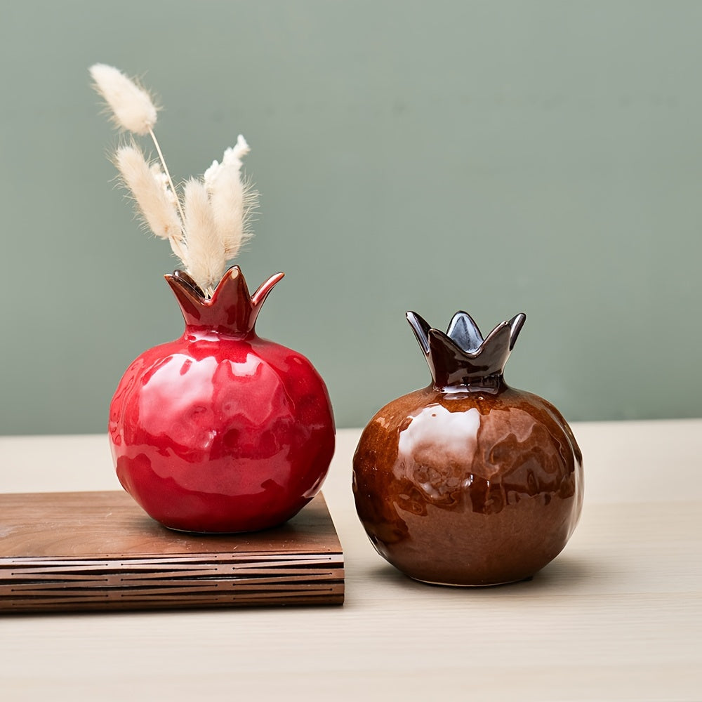 Elegante Keramische Bodenvase - Kronenform in Luxuriöser Glasur für Stilvolles Wohnen 9