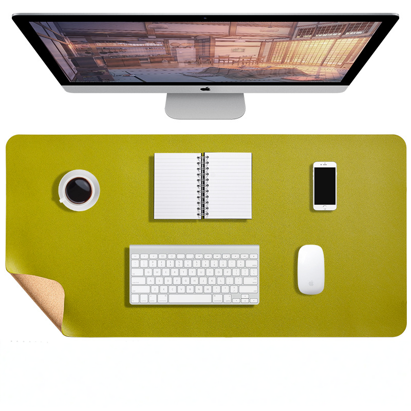 Elegante Schreibtischmatte 80x40cm - Wasserabweisend mit Rutschfester Wildleder-Unterlage für Ordentliches Home Office 12