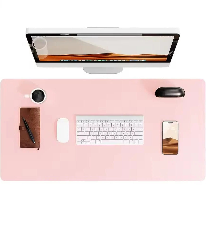 Elegante Schreibtischmatte 80x40cm - Wasserabweisend mit Rutschfester Wildleder-Unterlage für Ordentliches Home Office 4