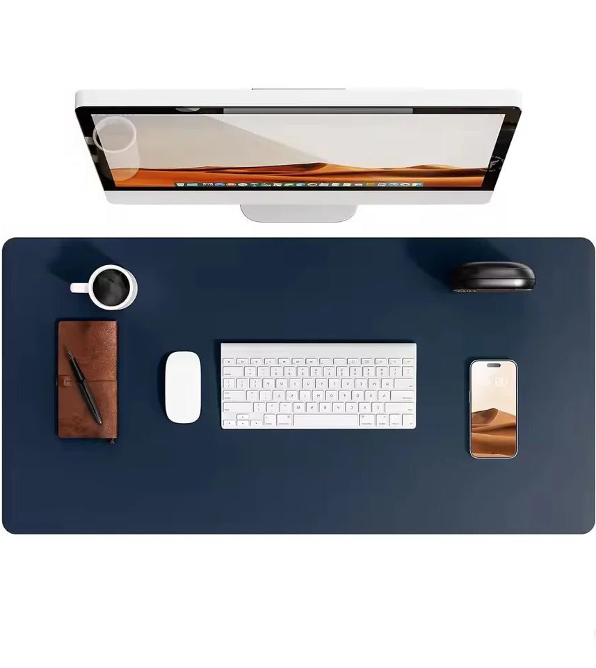 Elegante Schreibtischmatte 80x40cm - Wasserabweisend mit Rutschfester Wildleder-Unterlage für Ordentliches Home Office 5