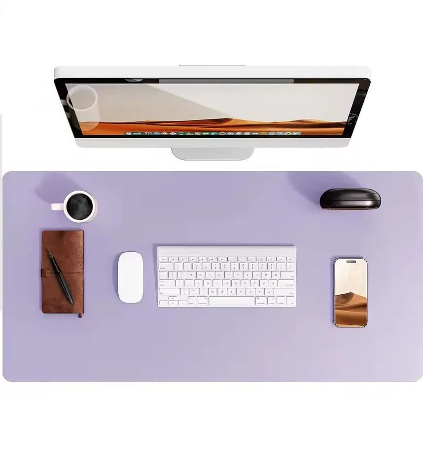 Elegante Schreibtischmatte 80x40cm - Wasserabweisend mit Rutschfester Wildleder-Unterlage für Ordentliches Home Office 6