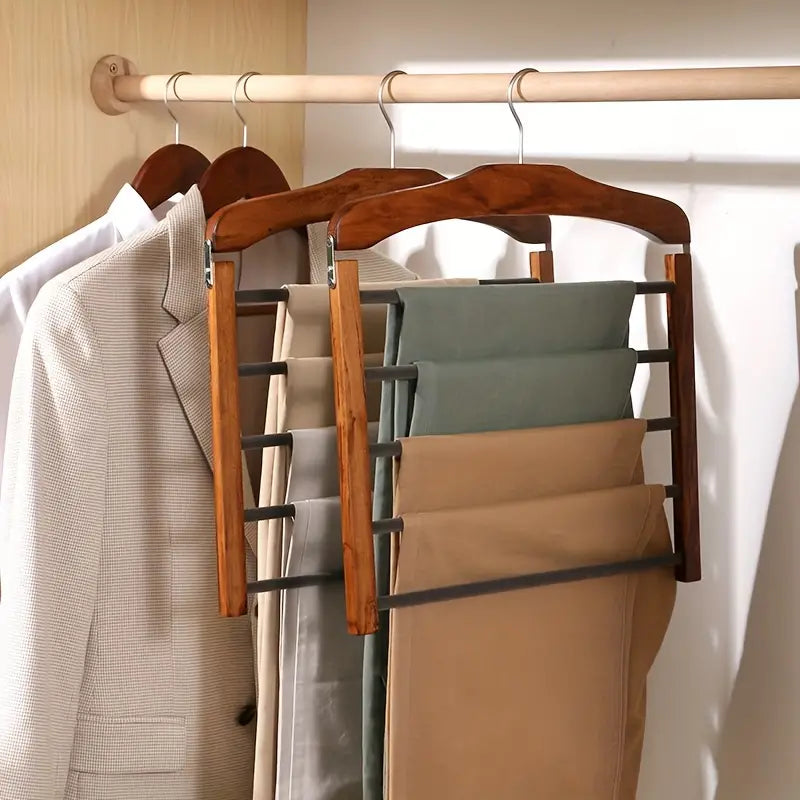 Eleganter Holz-Kleiderbügel - Stilvolles Massivholz Design für Ihre Garderobe 0