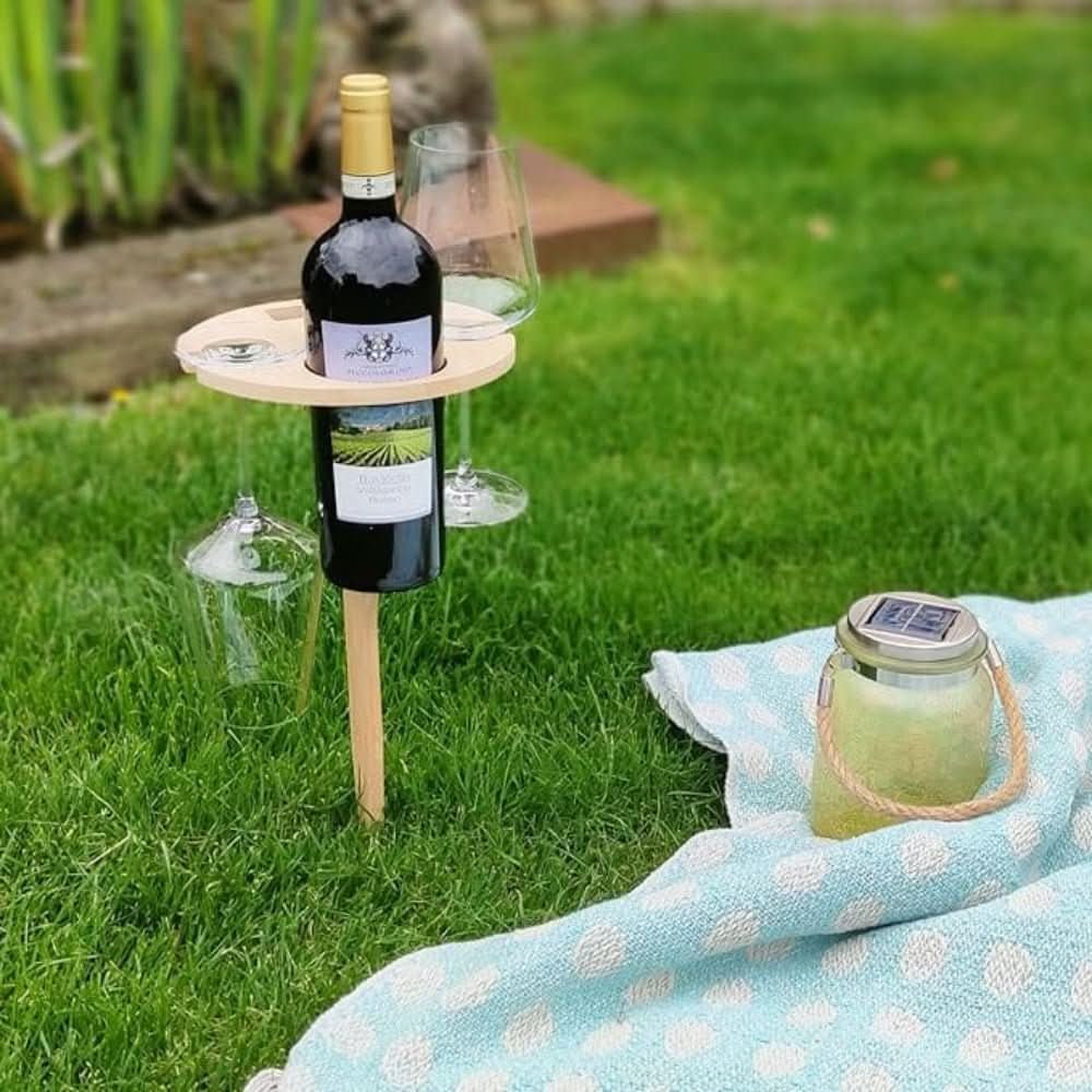 Eleganter Tragbarer Picknicktisch - Hochwertiges Holz für Garten & Outdoor-Aktivitäten 2