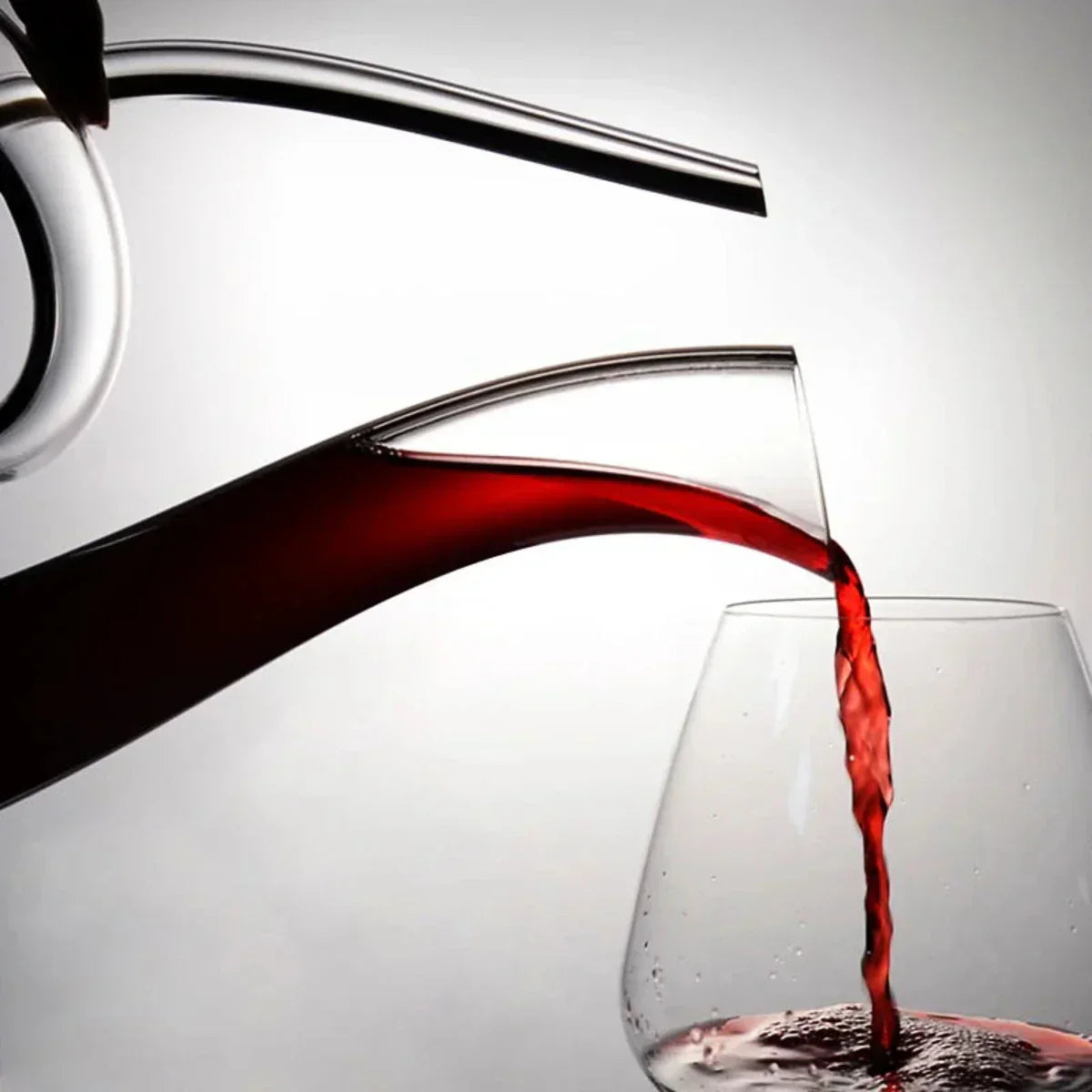Eleganter Weindekanter - Handgefertigtes Bleifreies Kristall für 750 ml | Stilvolles Weinaccessoire 6