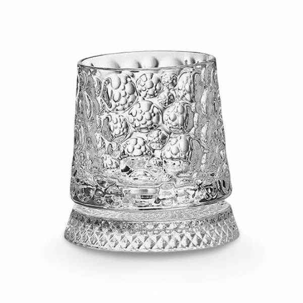 Elegantes Kristall Whiskyglas - 280 ml Rotierendes Design für Stilvollen Genuss