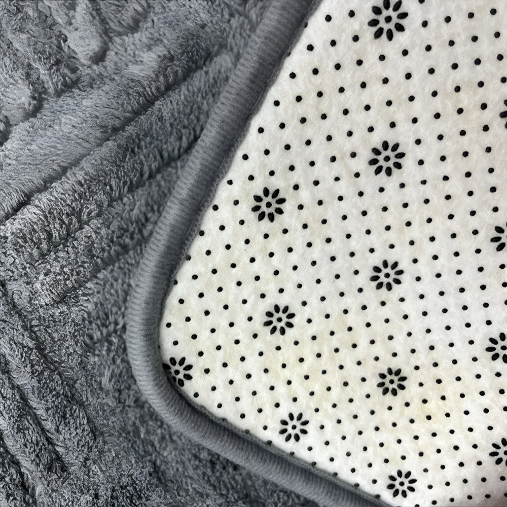 Extra Dicke Rutschfeste Badematte mit Gestreiftem Design - Weich und Hoch Absorbierend für das Badezimmer