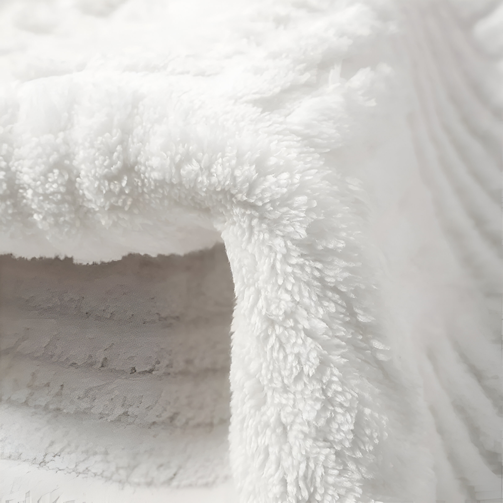 Extra Dicke Rutschfeste Badematte mit Gestreiftem Design - Weich und Hoch Absorbierend für das Badezimmer