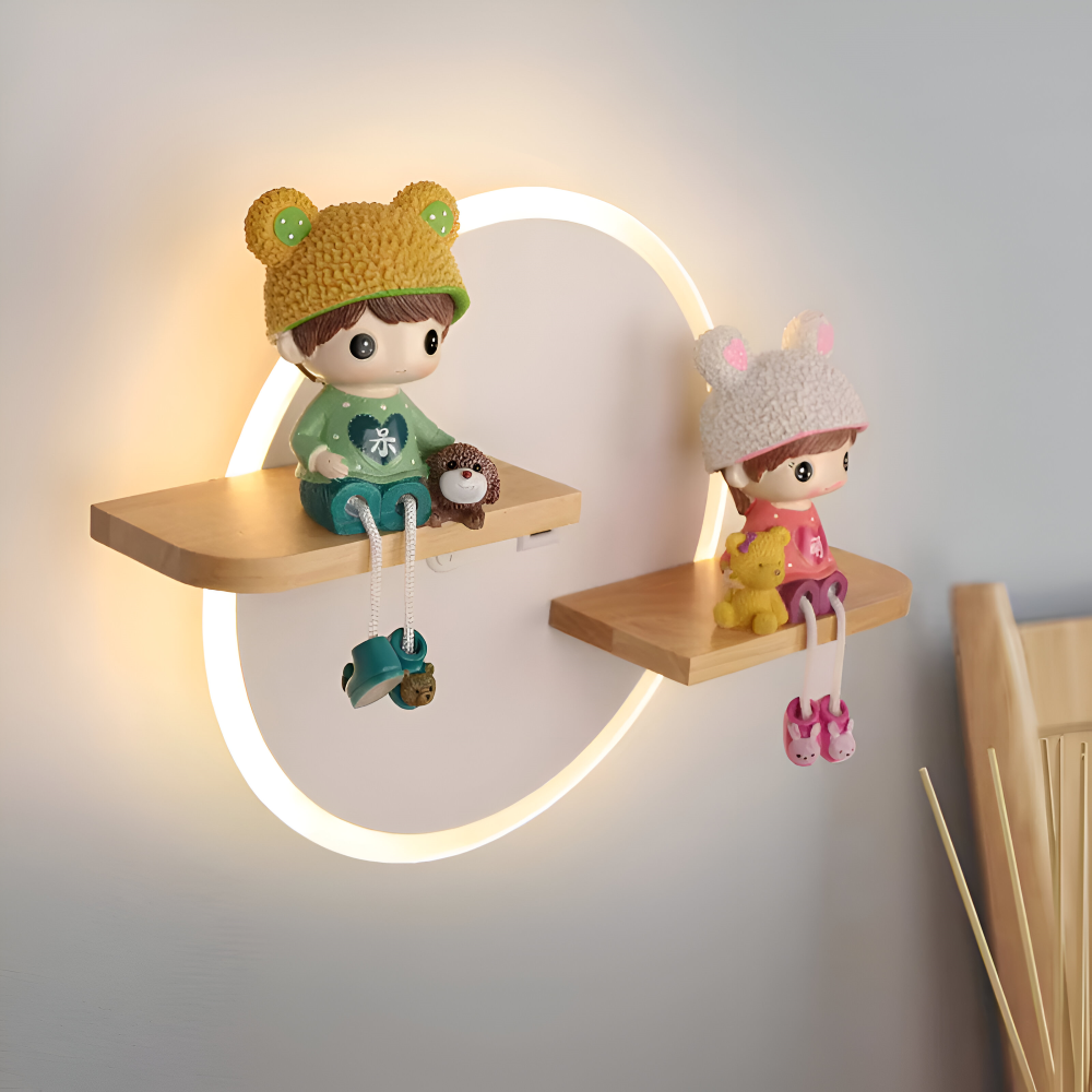 FanciToons Wandleuchte - Charmante Cartoons Wandleuchte für Schlafzimmer
