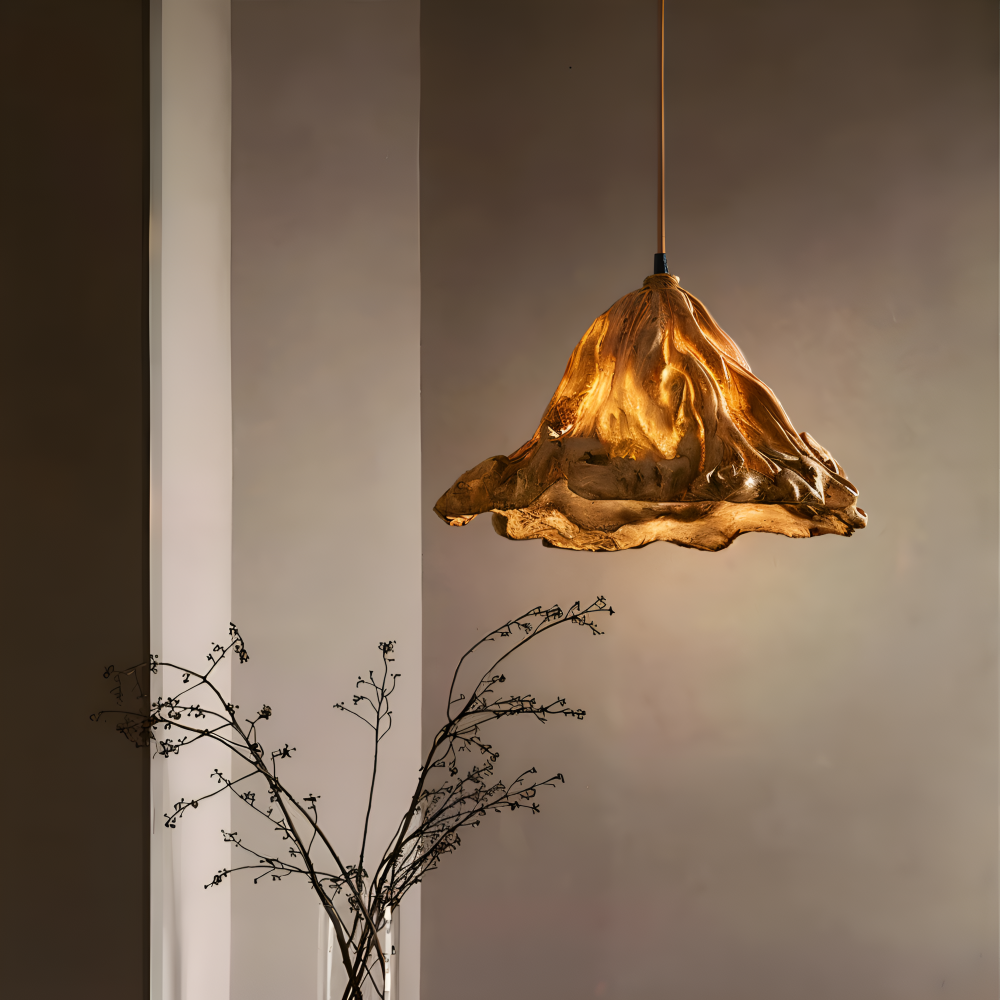 Fiery Pendelleuchte - Künstlerische Harz Vulkan Design Hängelampe