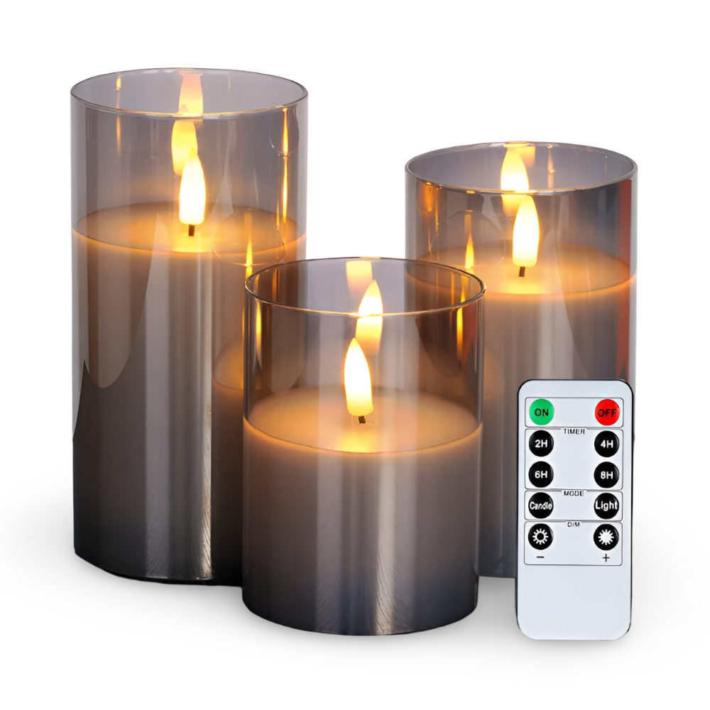 Flammenlosen LED Kerzen für Halloween und Weihnachten - Sichere, Realistische Beleuchtung für Festliche Anlässe