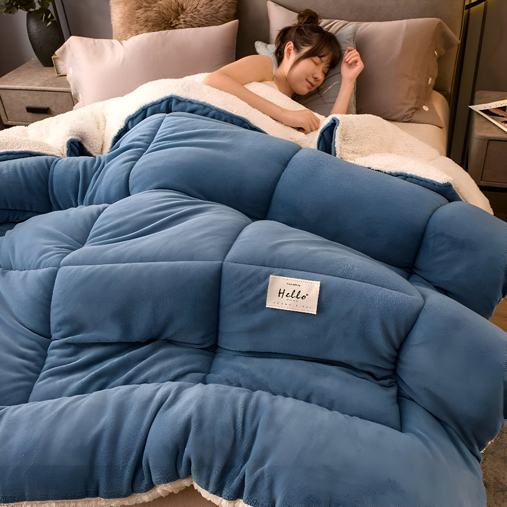 FleeceComforter - Flauschige verwendbare Bettwaren für den ultimativen Luxus und Gemütlichkeit im Bett