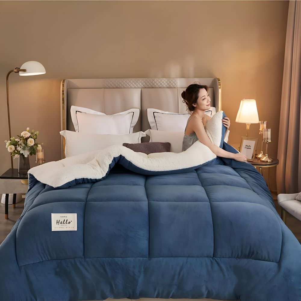 FleeceComforter - Flauschige verwendbare Bettwaren für den ultimativen Luxus und Gemütlichkeit im Bett