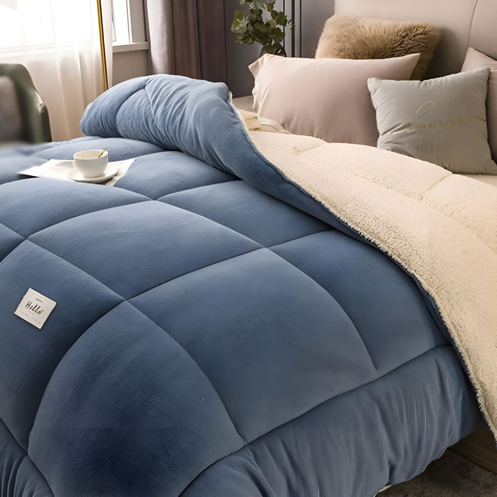 FleeceComforter - Flauschige verwendbare Bettwaren für den ultimativen Luxus und Gemütlichkeit im Bett
