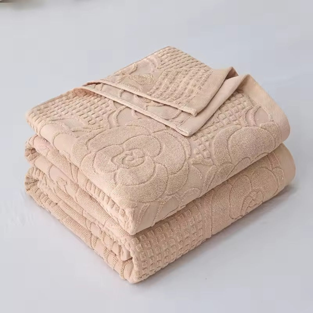 Flora Tagesdecke | 100% Baumwolle, Atmungsaktiv mit Blumenmuster 2