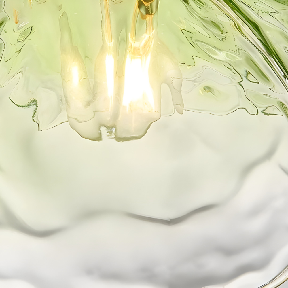 Blumen Gloss Pendelleuchte - Stilvolle Bunte Florale LED Hängelampe