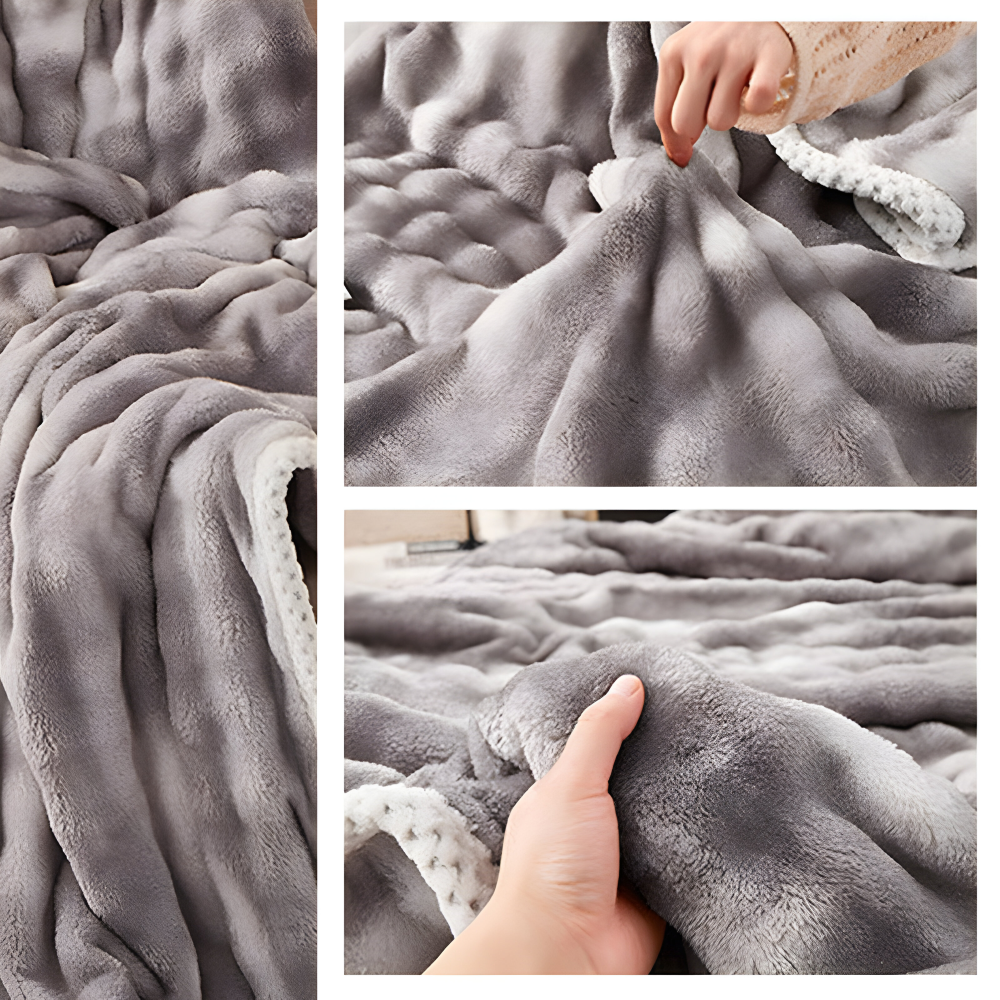 Fluffy Plush Winter Kusheldecke - Ultra-weicher, Gemütlicher Komfort für Kalte Nächte