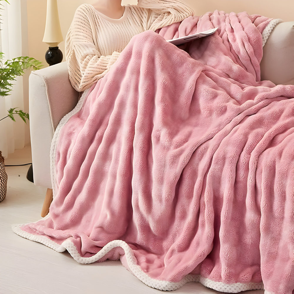 Fluffy Plush Winter Kusheldecke - Ultra-weicher, Gemütlicher Komfort für Kalte Nächte