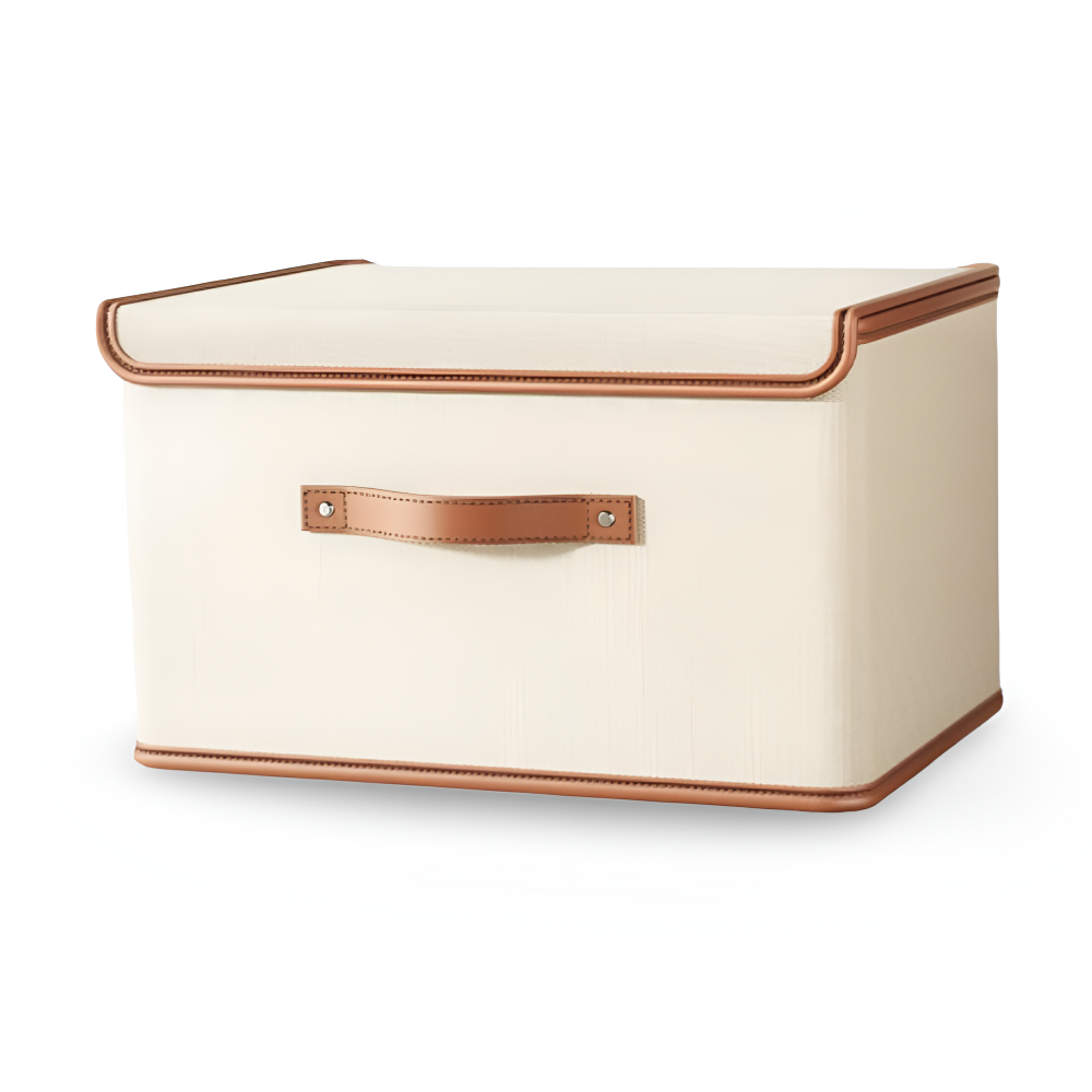 Faltbare Aufbewahrungsbox mit Deckel & Stahlrahmen – Kleiderschrank Organizer