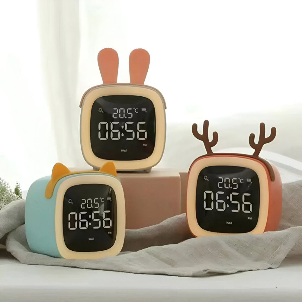 Fun Bunny Wecker - Niedliches Cartoon Hasen Design für Kinder