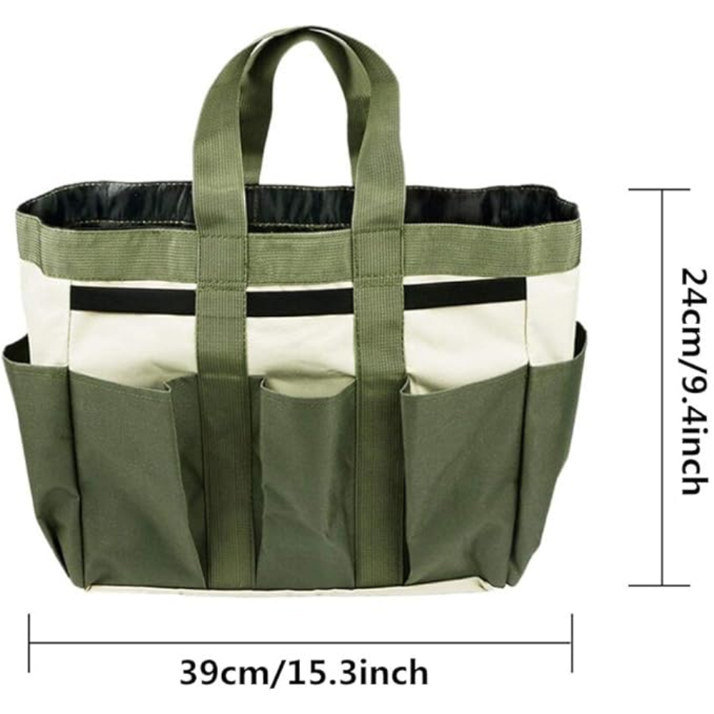 Garten Werkzeugtasche mit Fächern – Robuste Aufbewahrungstasche für Gartenwerkzeug, Pflanzenpflege & Outdoor