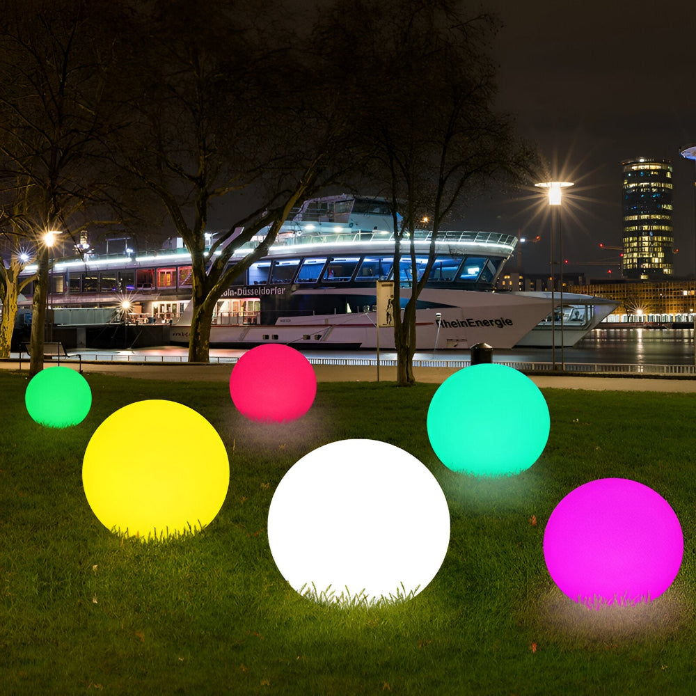 LED Gartenkugeln mit 16 Farben – Wasserdichte IP65 Deko-Leuchten für Außenbereich