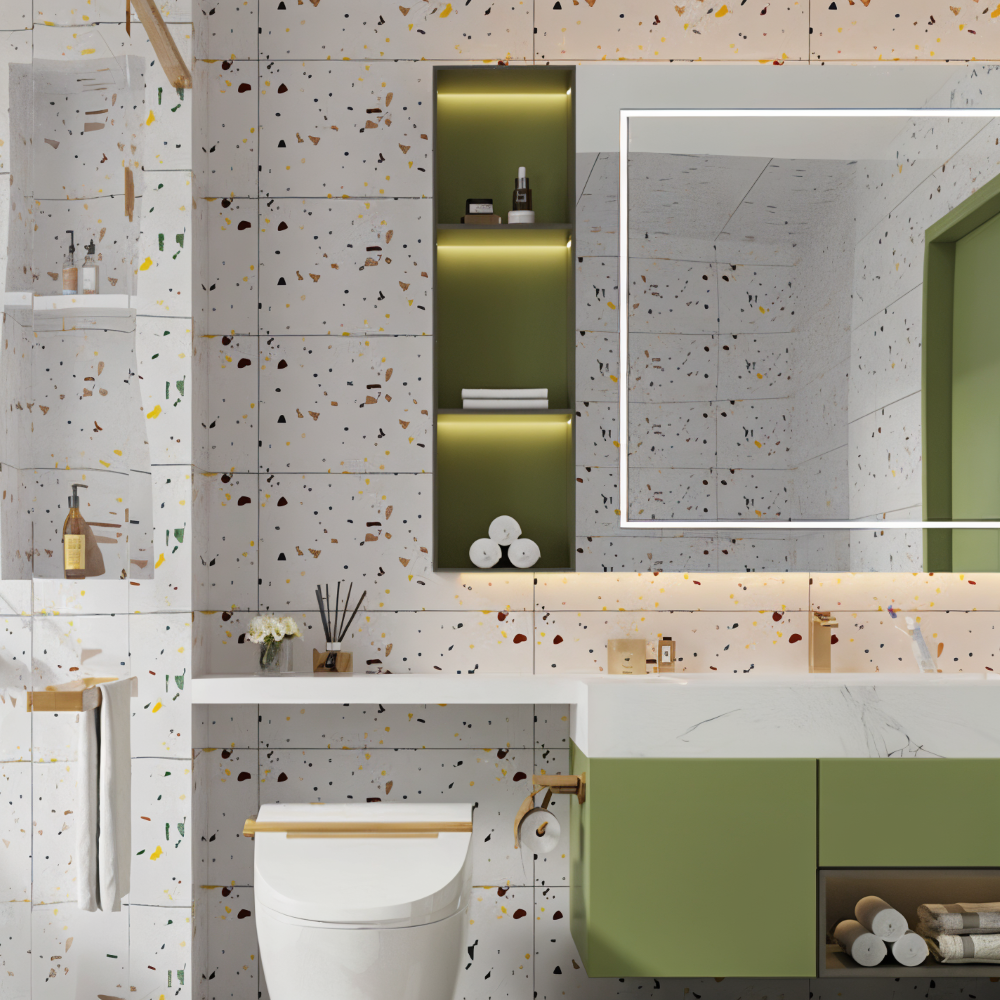 GlossyLux Wandpaneele - Wasserfest, Selbstklebende PVC-Panels zur Wandmontage