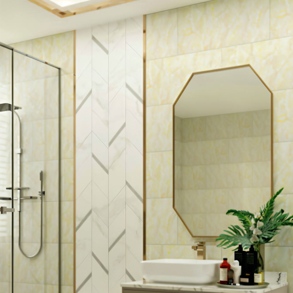 GlossyLux Wandpaneele - Wasserfest, Selbstklebende PVC-Panels zur Wandmontage