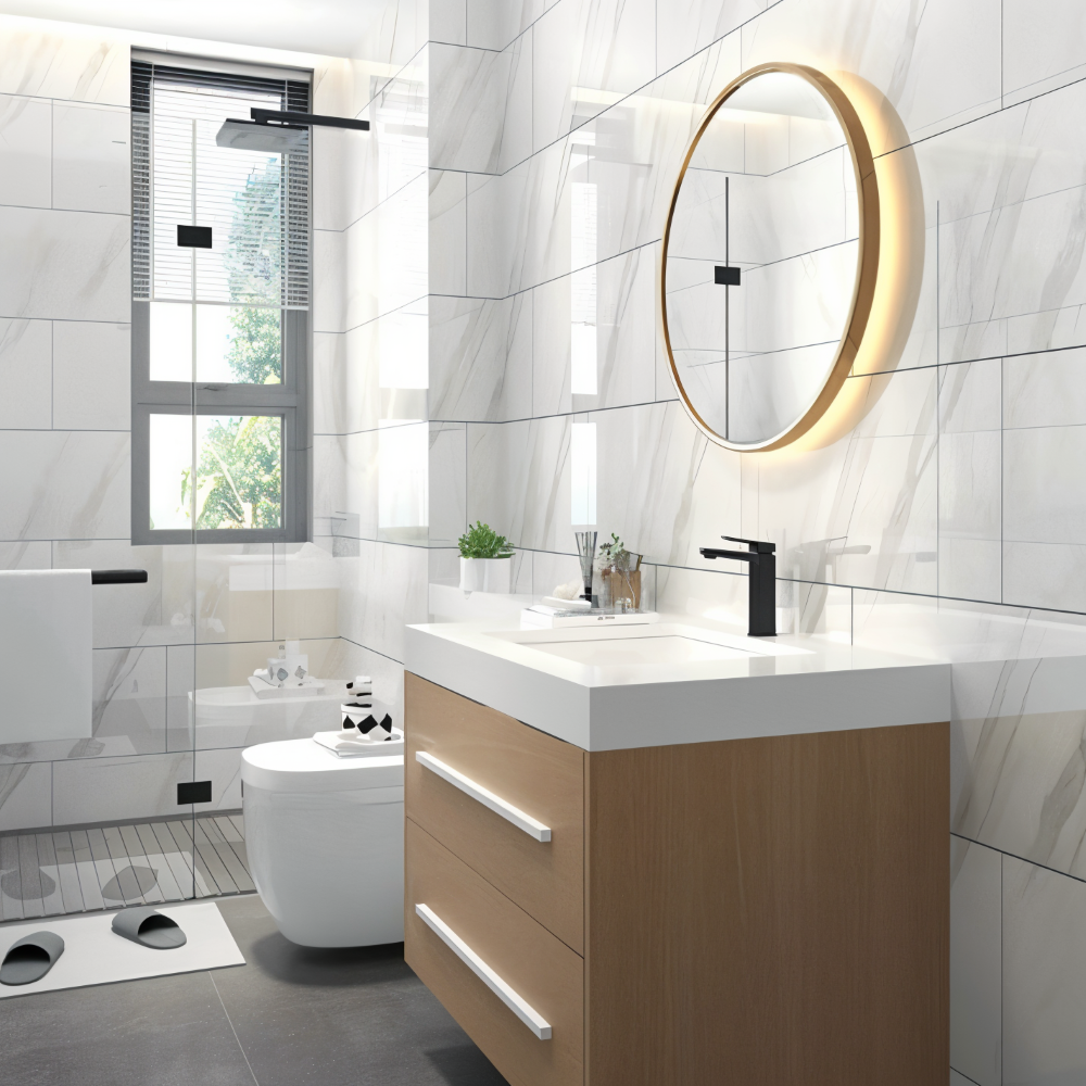 GlossyLux Wandpaneele - Wasserfest, Selbstklebende PVC-Panels zur Wandmontage
