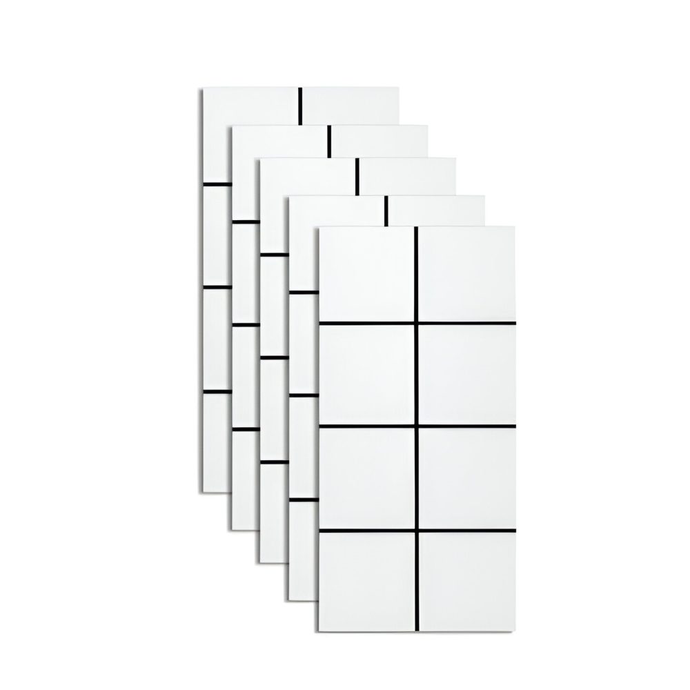 GlossyLux Wandpaneele - Wasserfest, Selbstklebende PVC-Panels zur Wandmontage