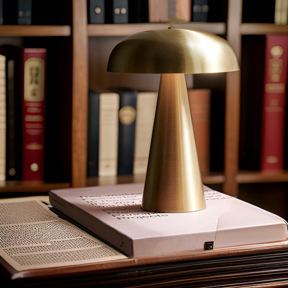 GlowMate Lampe - Mushroom Wiederaufladbare LED Schreibtischlampe