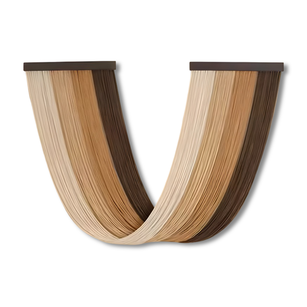 Handgefertigter Bohemian Makramé Wandteppich mit Dekorativen Quasten