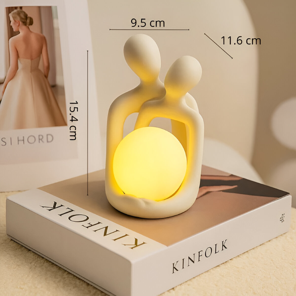 Handgefertigte Hübsche Paar Figuren - Elegante Deko Figuren für Ihr Zuhause