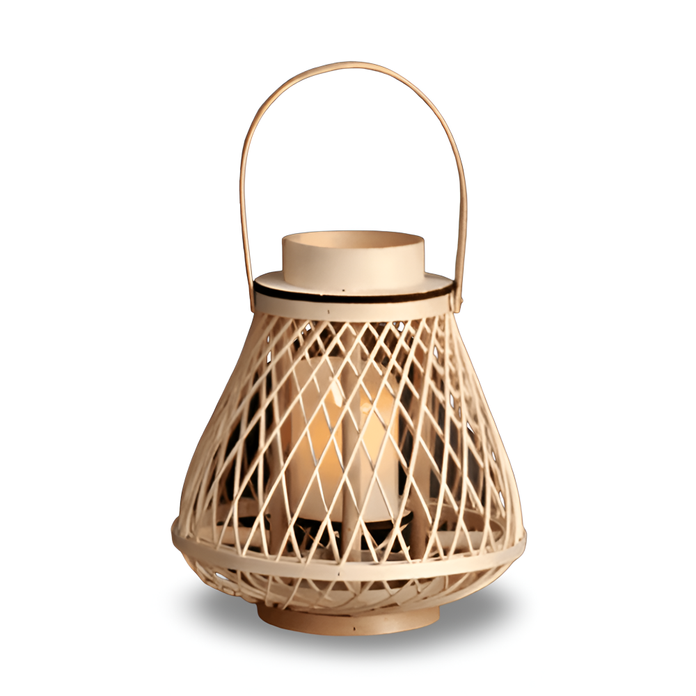 Handgefertigte Rattanlaternen für die Wohnkultur - Bohemian Style Beleuchtung