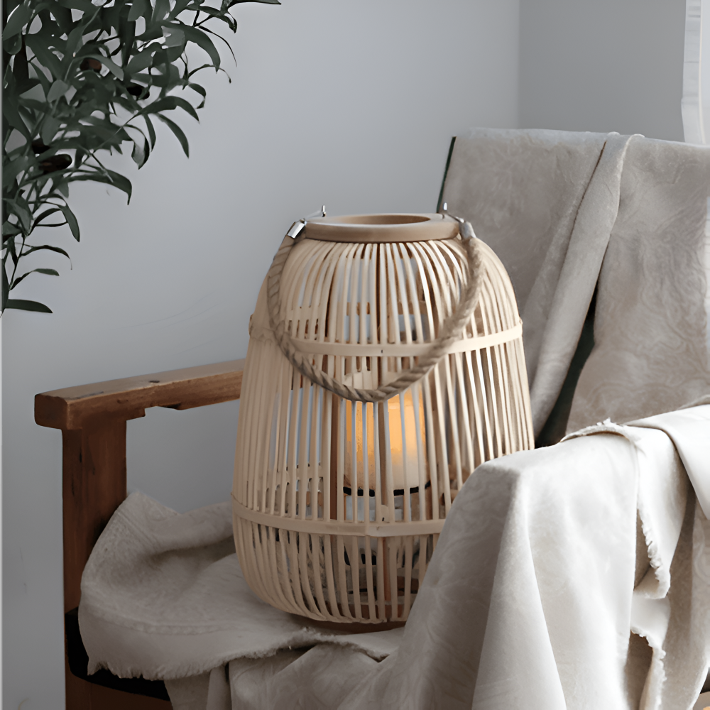 Handgefertigte Rattanlaternen für die Wohnkultur - Bohemian Style Beleuchtung