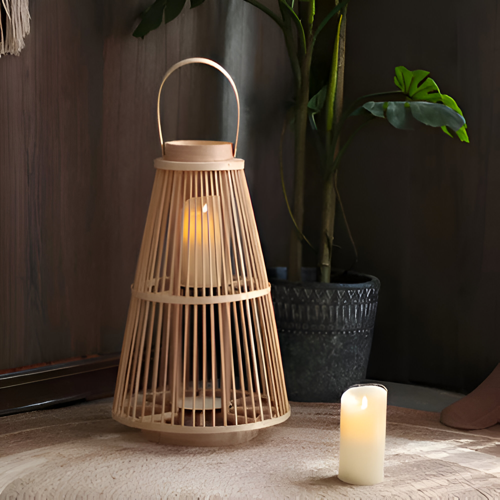 Handgefertigte Rattanlaternen für die Wohnkultur - Bohemian Style Beleuchtung
