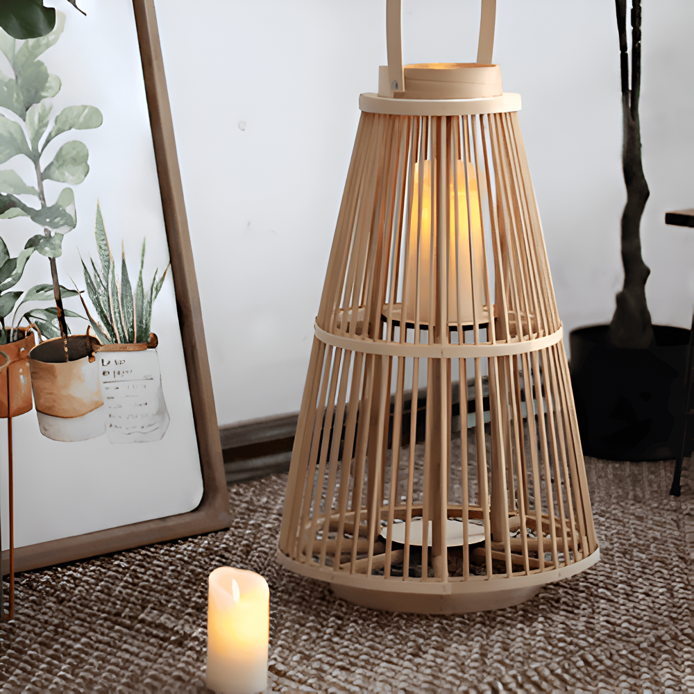 Handgefertigte Rattanlaternen für die Wohnkultur - Bohemian Style Beleuchtung