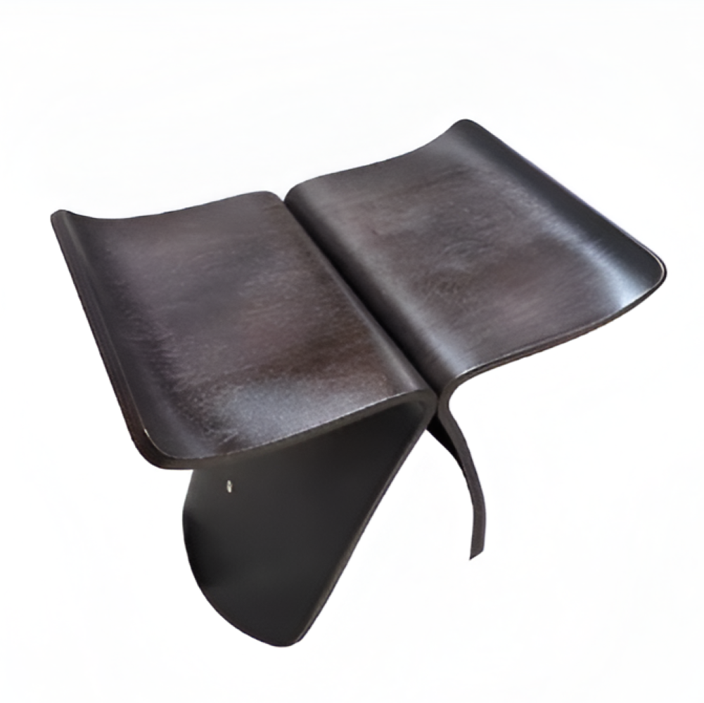 Handgefertigte Hocker – Elegante, von Zen inspirierte Hocker aus Holzl für Zuhause und Garten