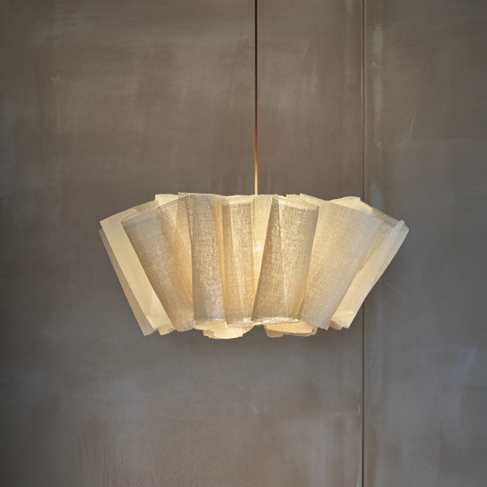 Handgefertigter Minimalistischer Pendelleuchten - Elegante Hängelampe mit Stoffschirm