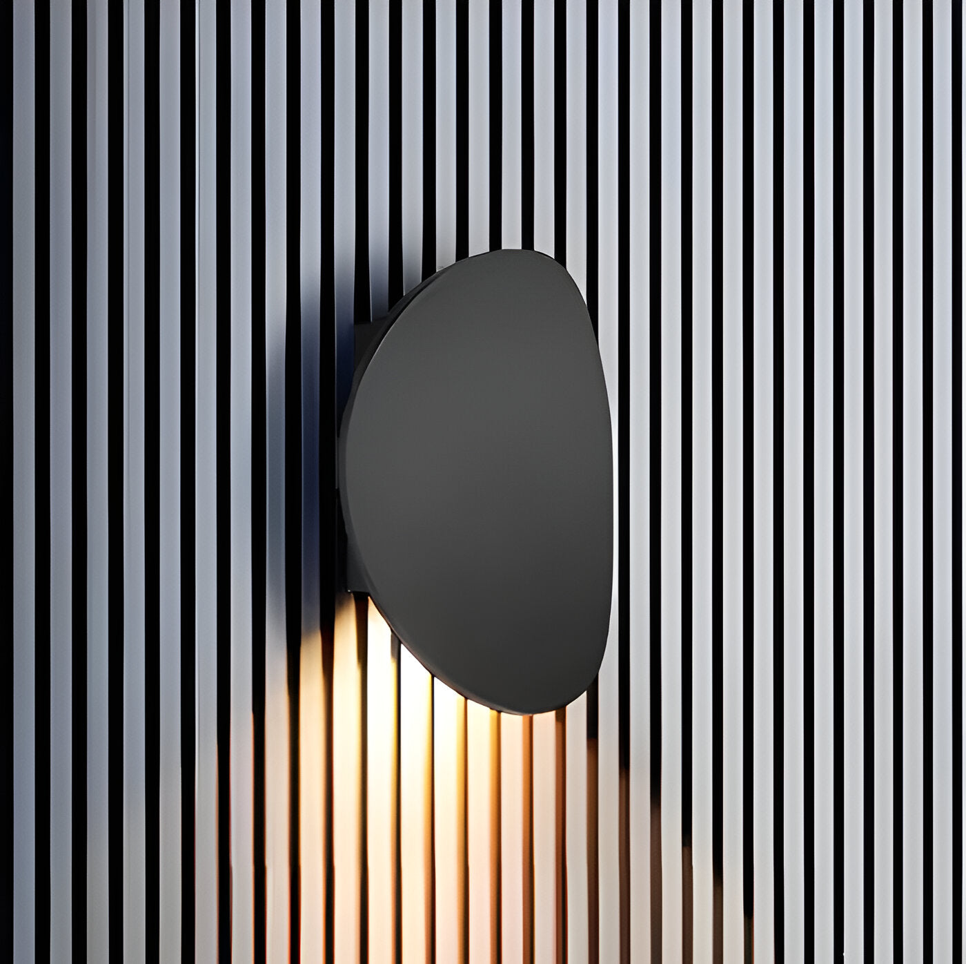 Oval Modern Wandleuchte - Recessed Aluminium Wandlampe - Minimalistisches Wandlampen Design - Wandleuchten LED Indoor