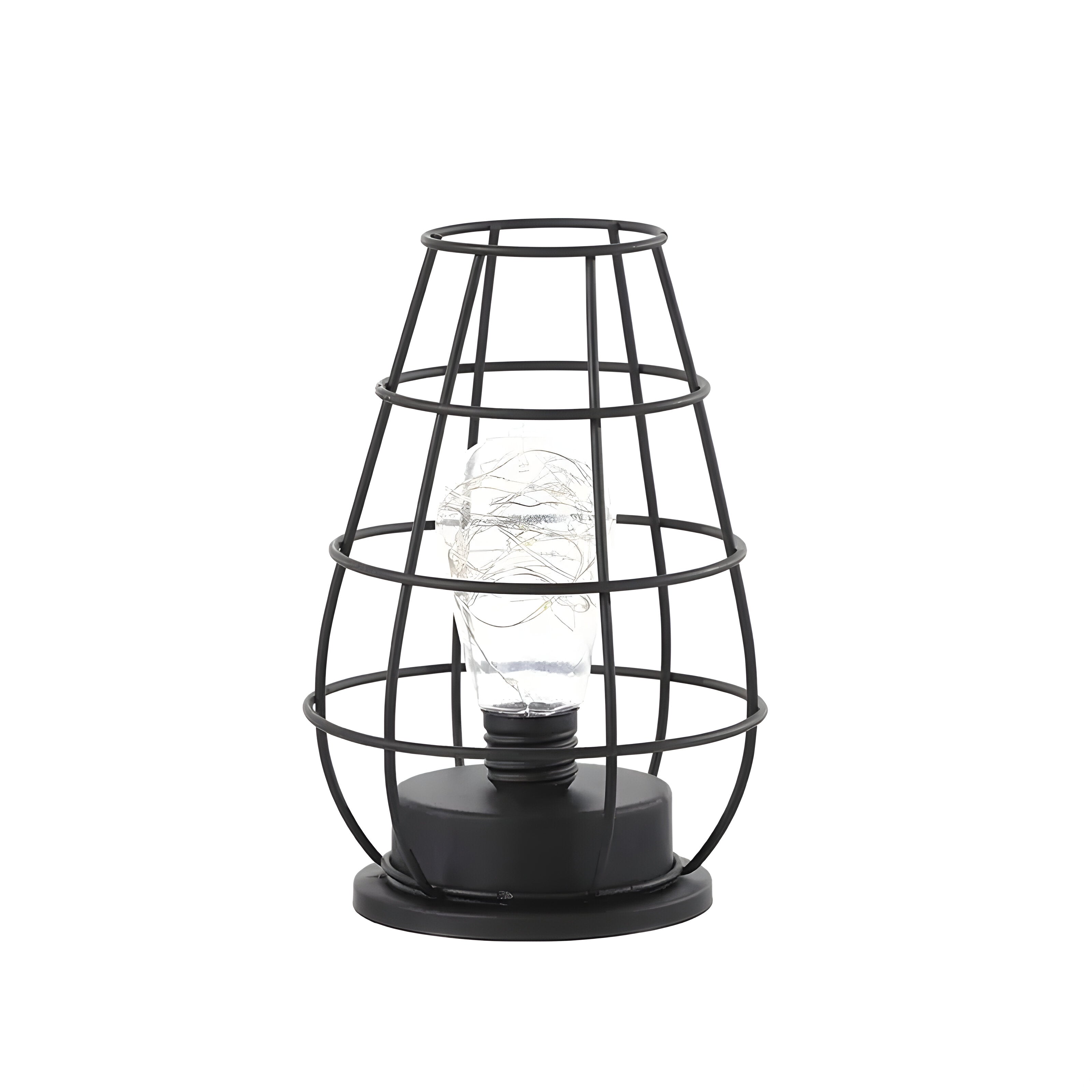 DecanterLume Tischlampe - Moderne Schwarze Weinflasche Schreibtischlampe