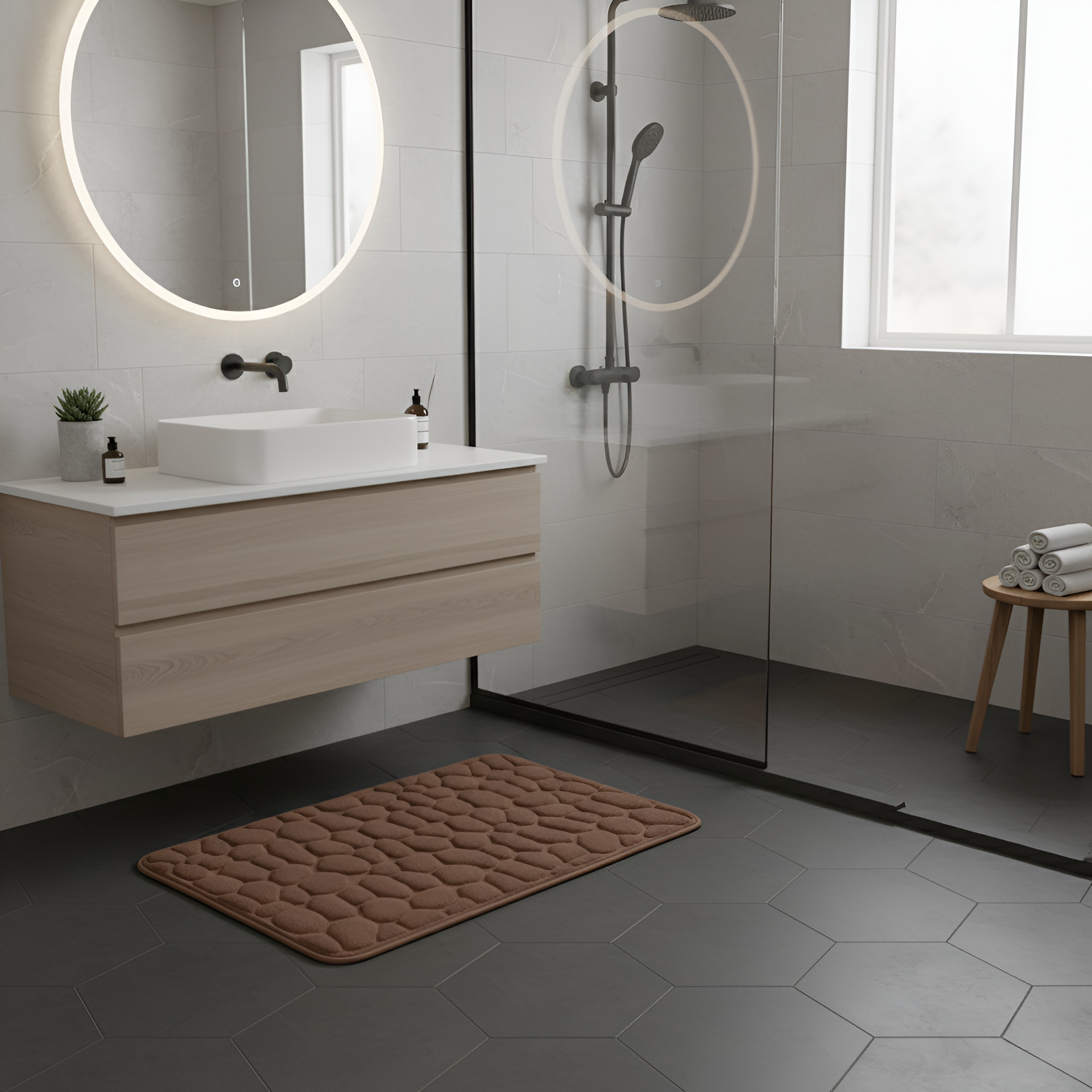 Luxuriöse Rutschfeste Duschmatte für Ultimative Sicherheit im Bad