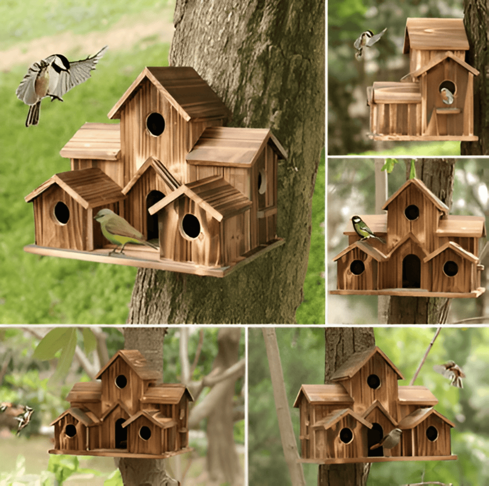 Geräumiges Vogelhaus für den Außenbereich – Hängendes Design für Vögel