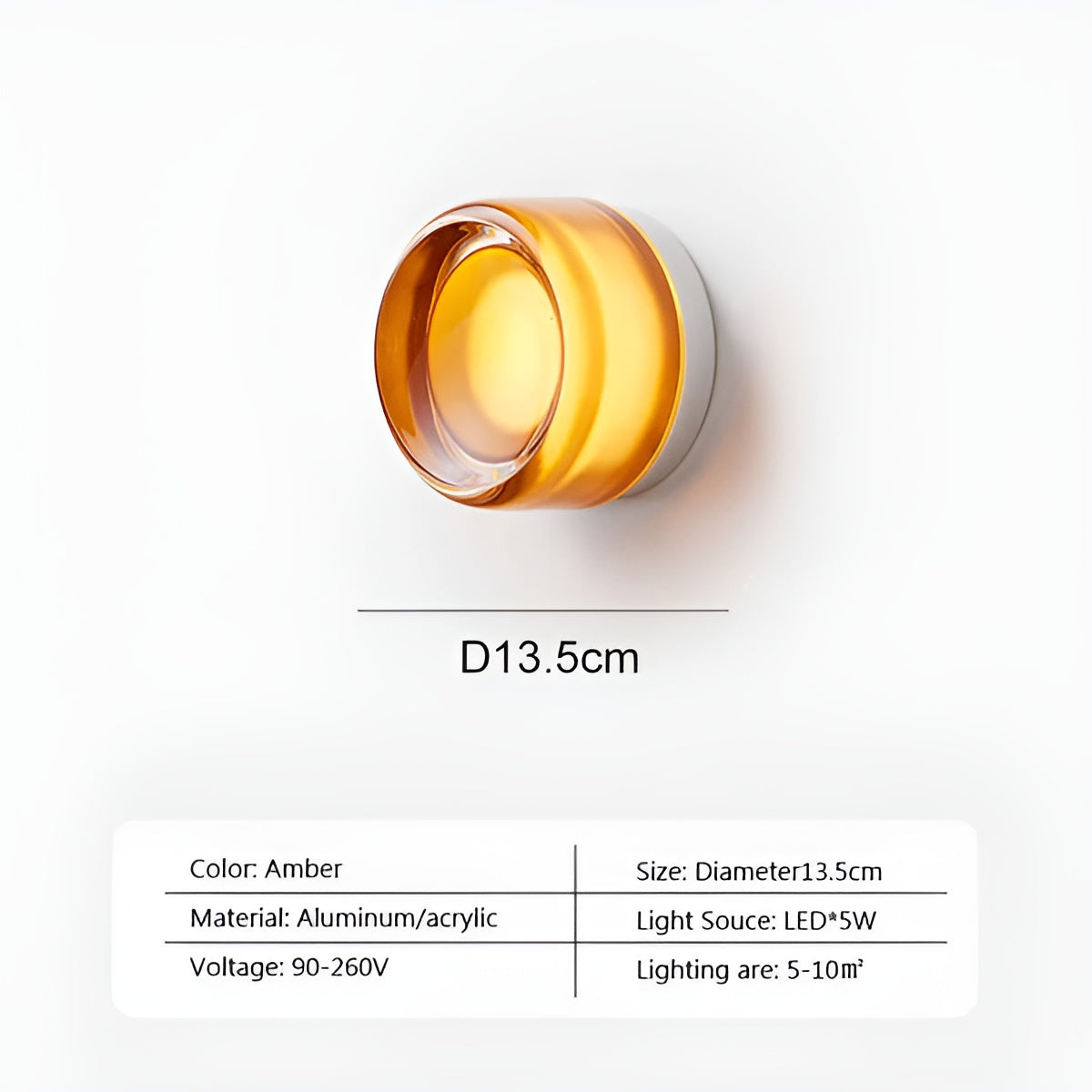 Jelly Gleam - Luxuriöse Wandleuchte aus nordischem Gelee mit LED-Licht